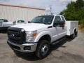 Oxford White - F350 Super Duty XL Super Cab 4x4 Utility Photo No. 4