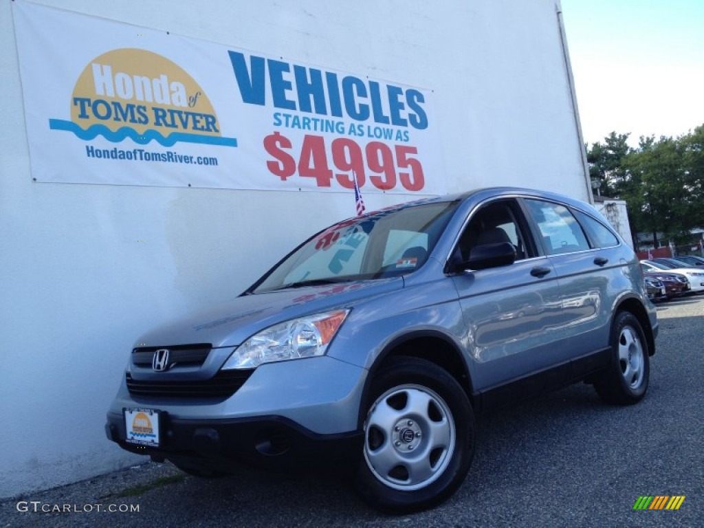 2008 CR-V LX - Glacier Blue Metallic / Gray photo #1