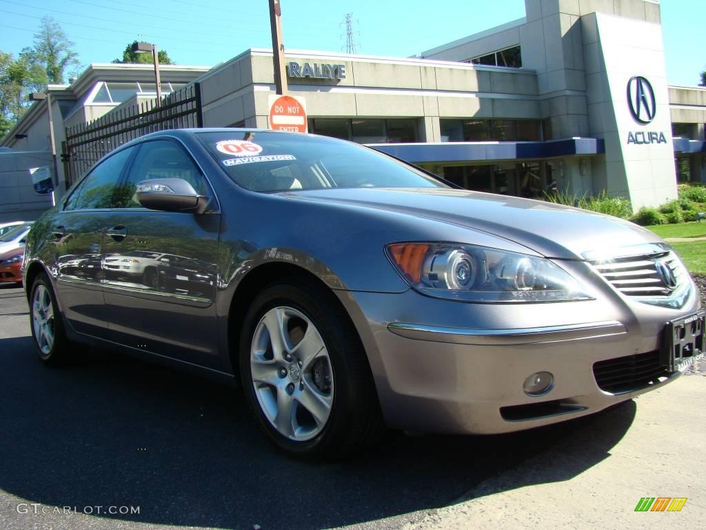 2006 RL 3.5 AWD Sedan - Lakeshore Silver Metallic / Taupe photo #1