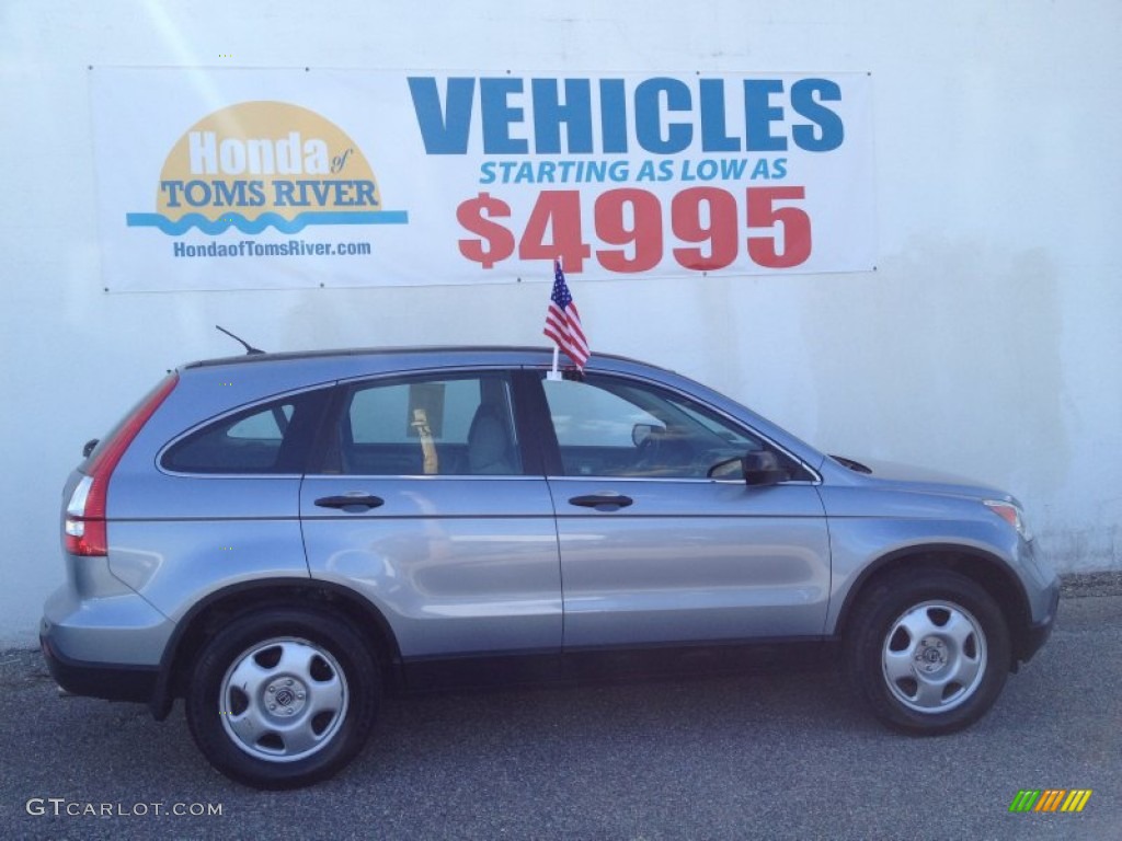 2008 CR-V LX - Glacier Blue Metallic / Gray photo #24