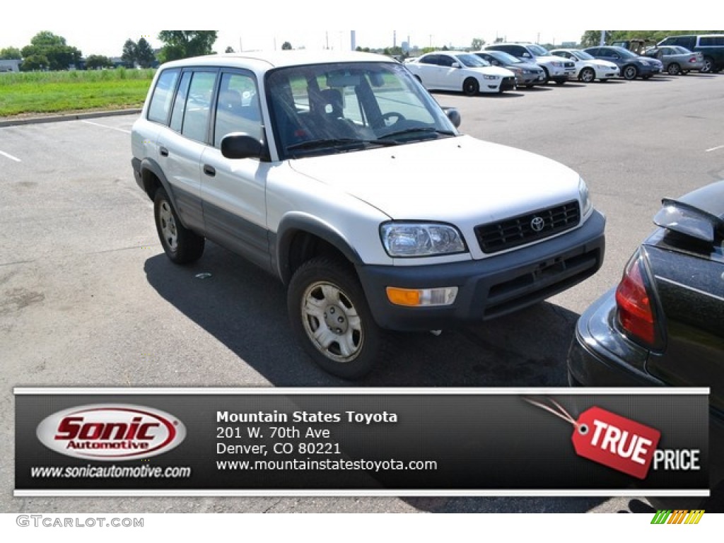 1999 RAV4 4WD - Natural White / Gray photo #1