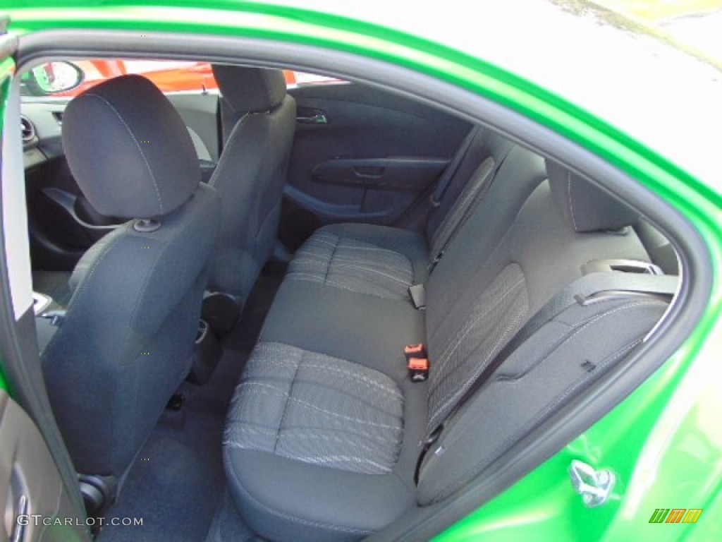 Jet Black/Dark Titanium Interior 2015 Chevrolet Sonic LT Sedan Photo #96391666
