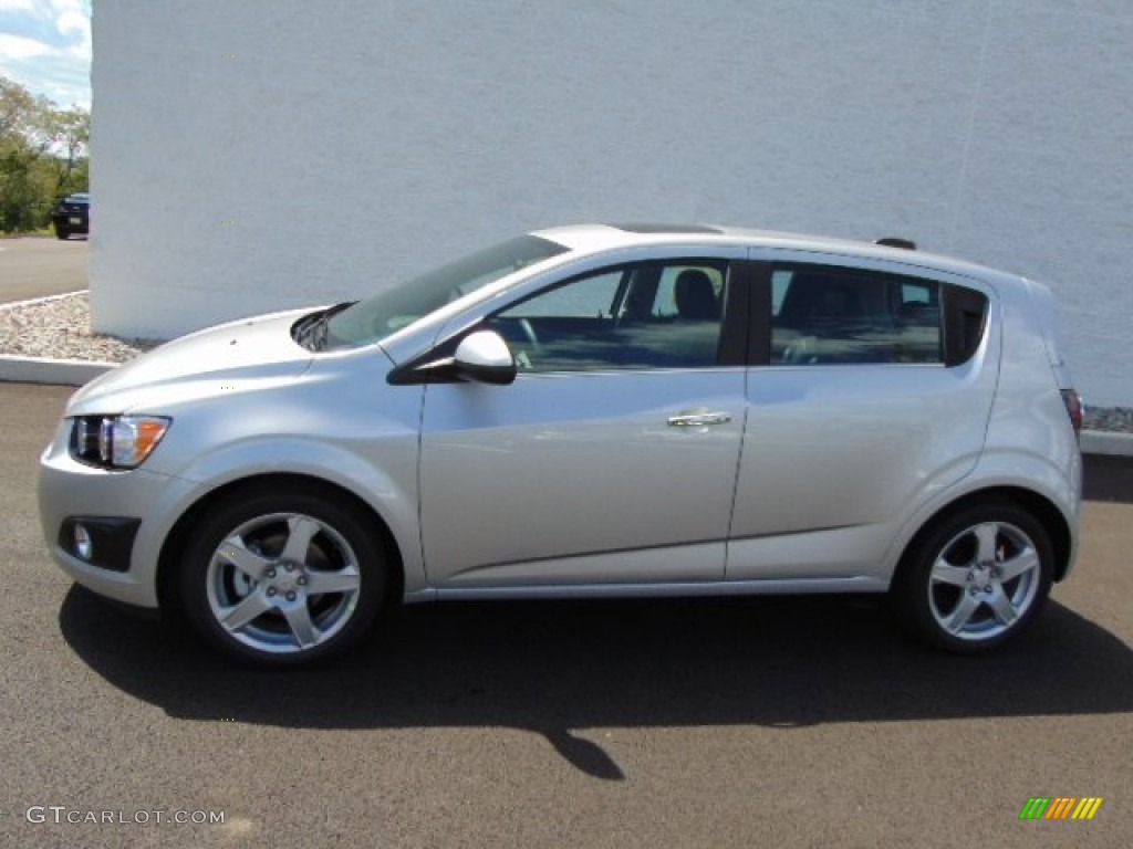 Silver Ice Metallic 2015 Chevrolet Sonic LTZ Hatchback Exterior Photo #96392102
