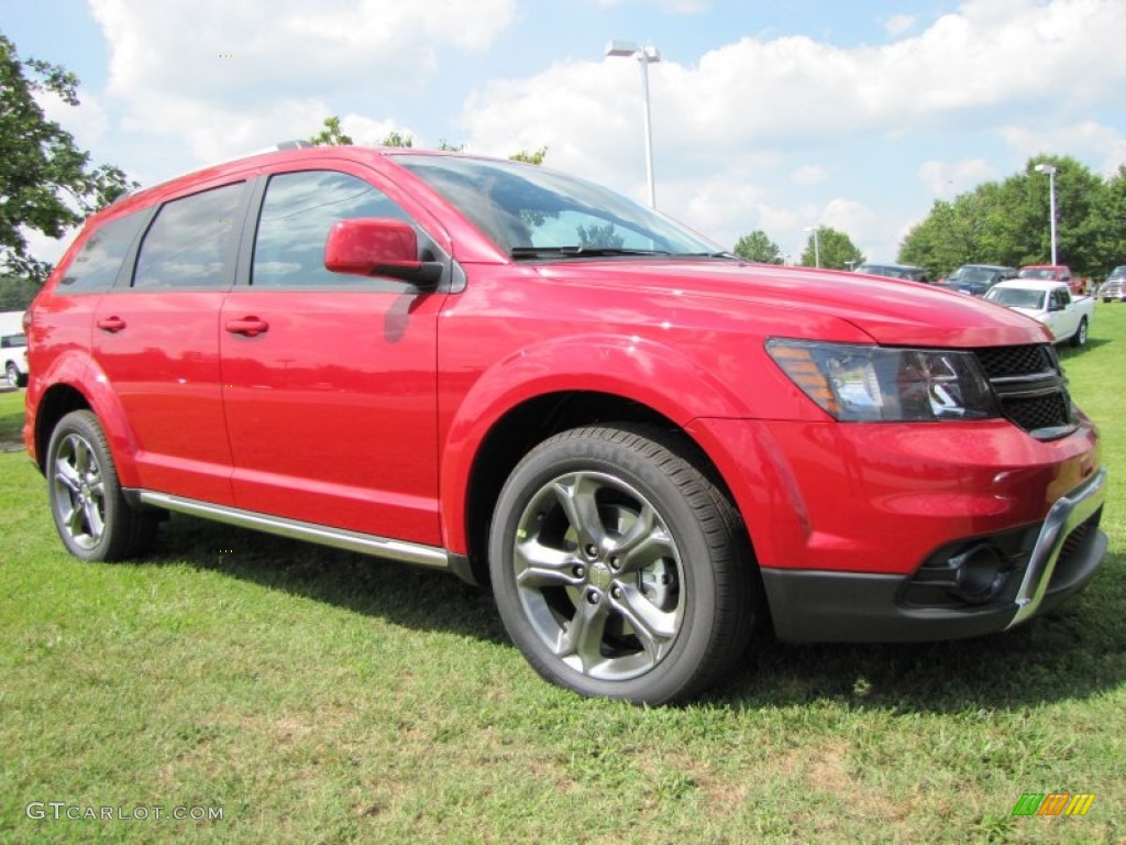 Redline 2 Coat Pearl 2015 Dodge Journey Crossroad Exterior Photo #96392222