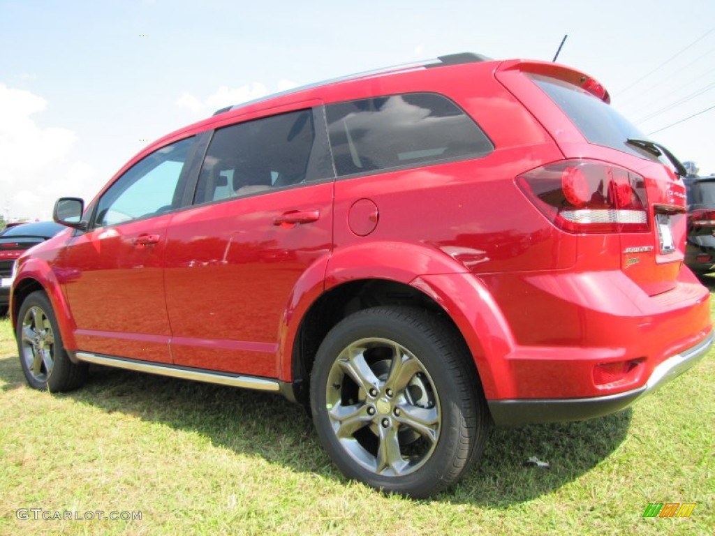 Redline 2 Coat Pearl 2015 Dodge Journey Crossroad Exterior Photo #96392411