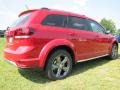 2015 Redline 2 Coat Pearl Dodge Journey Crossroad  photo #3