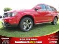 2015 Redline 2 Coat Pearl Dodge Journey Crossroad  photo #1