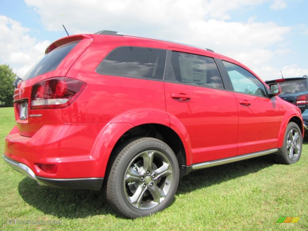 Redline 2 Coat Pearl 2015 Dodge Journey Crossroad Exterior Photo #96392654