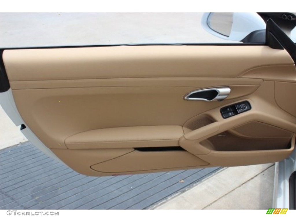2015 Porsche Boxster S Luxor Beige Door Panel Photo #96392786