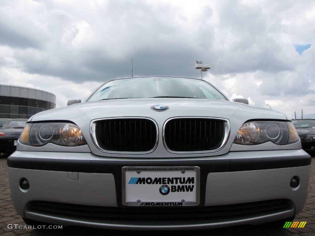 2005 3 Series 325i Sedan - Titanium Silver Metallic / Grey photo #8