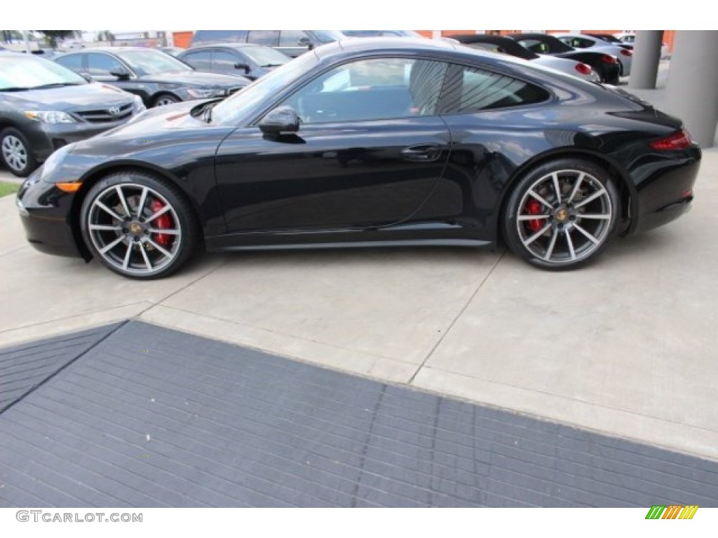 Jet Black Metallic 2015 Porsche 911 Carrera 4S Coupe Exterior Photo #96393206