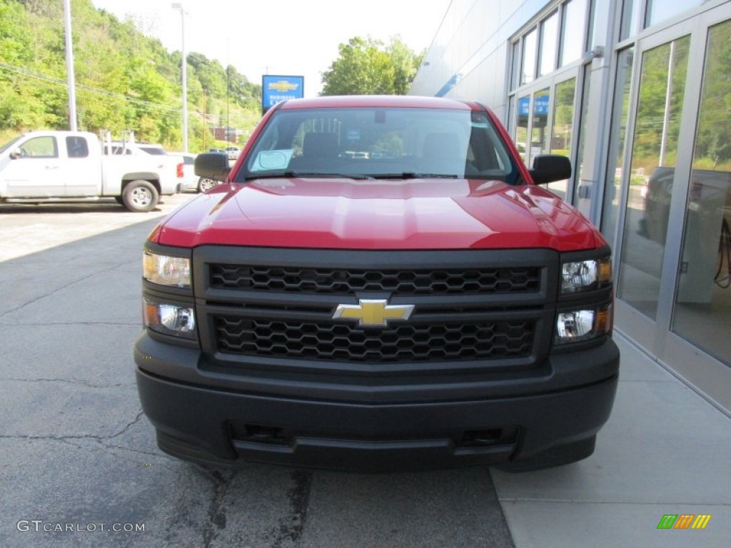 2014 Silverado 1500 WT Regular Cab 4x4 - Victory Red / Jet Black/Dark Ash photo #8