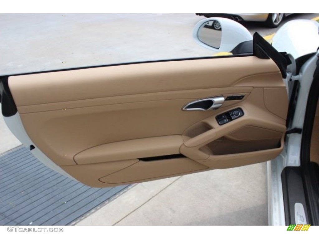 2015 Porsche Boxster Standard Boxster Model Luxor Beige Door Panel Photo #96394004
