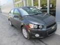 2014 Ashen Gray Metallic Chevrolet Sonic LT Sedan  photo #9