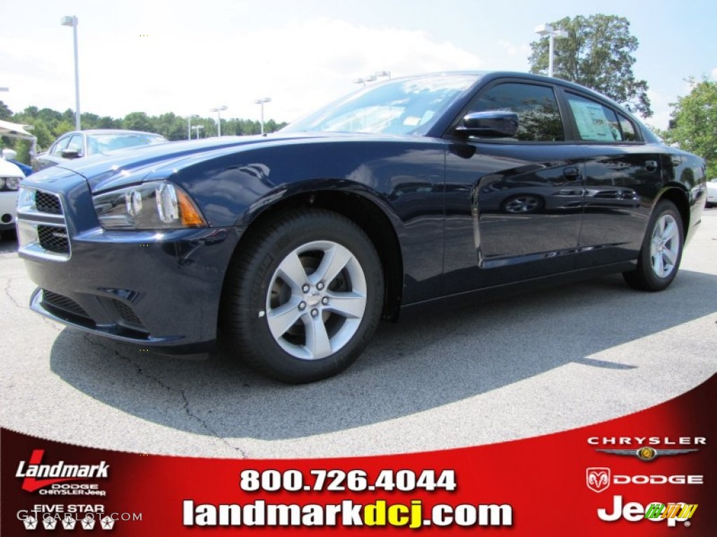2014 Charger SE - Jazz Blue Pearl / Black photo #1