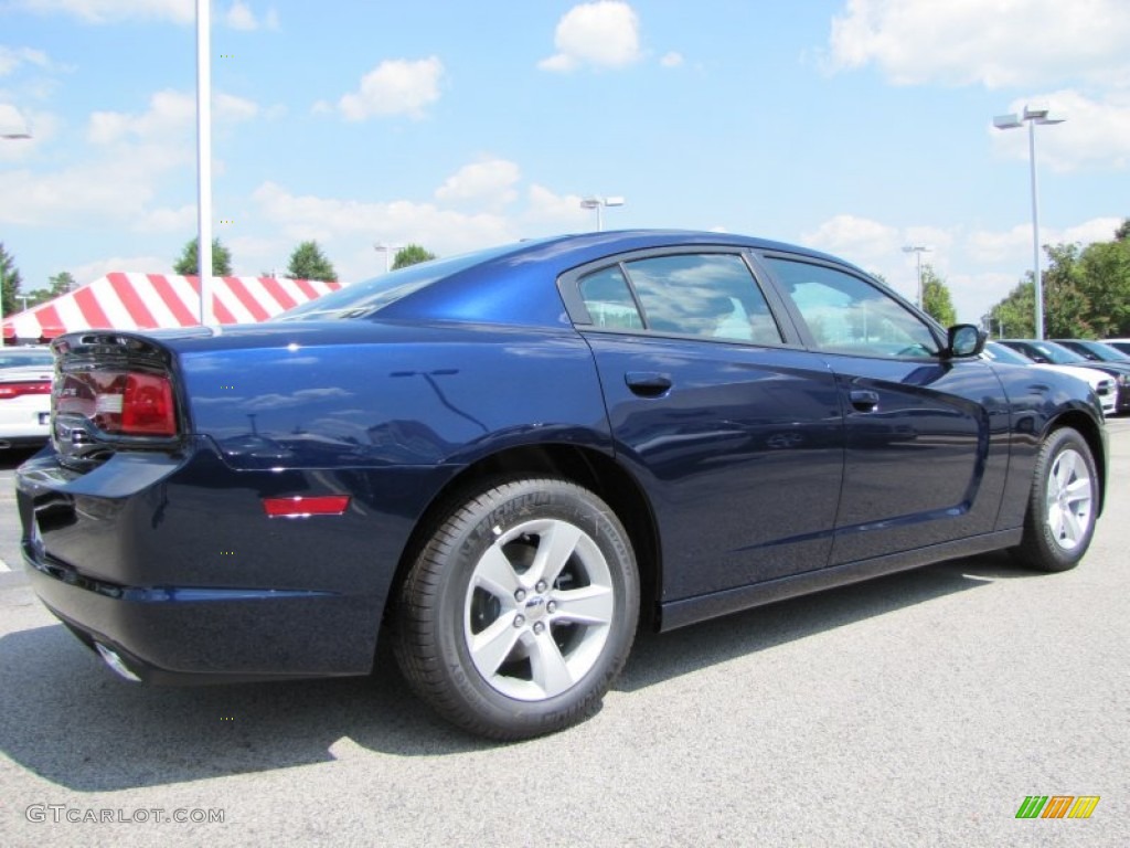 2014 Charger SE - Jazz Blue Pearl / Black photo #3