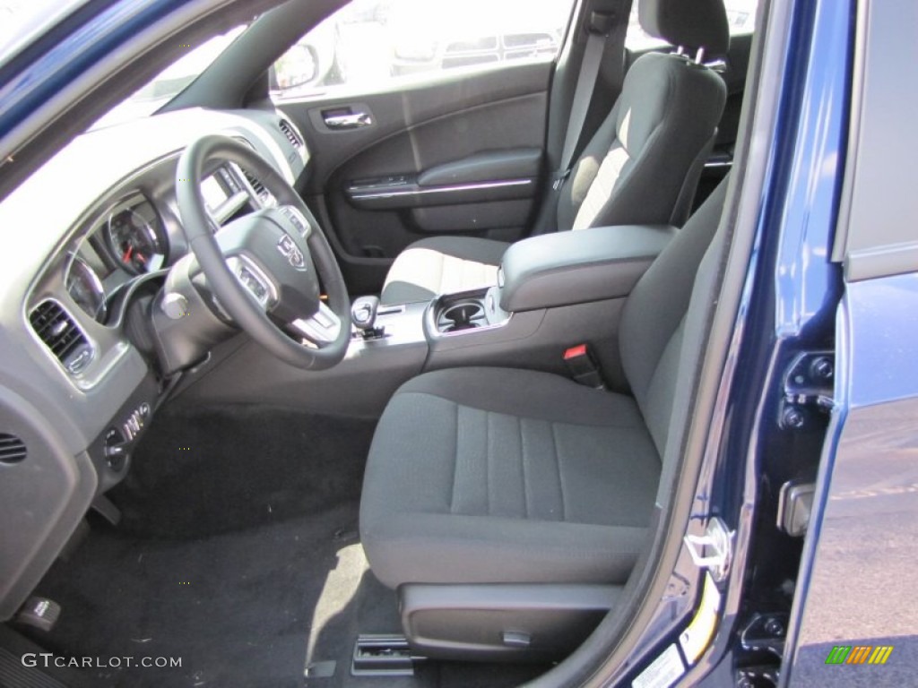 2014 Charger SE - Jazz Blue Pearl / Black photo #6