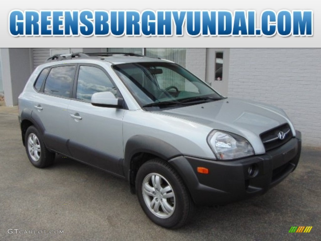 2007 Tucson SE - Platinum Metallic / Gray photo #1