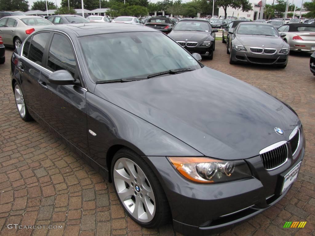 2007 3 Series 335i Sedan - Sparkling Graphite Metallic / Grey photo #15