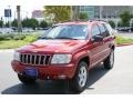 2001 Inferno Red Crystal Pearl Jeep Grand Cherokee Limited 4x4  photo #2