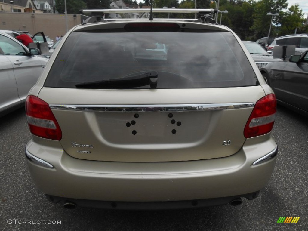 2006 X-Type 3.0 Sport Wagon - Winter Gold Metallic / Champagne photo #5