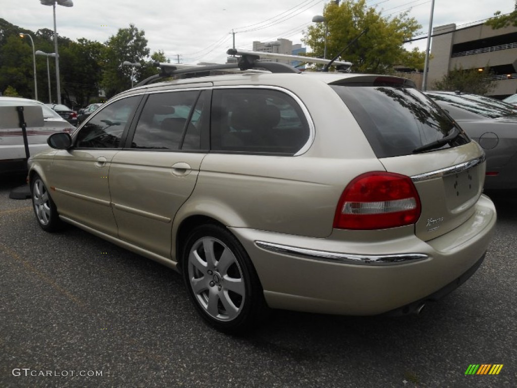 2006 X-Type 3.0 Sport Wagon - Winter Gold Metallic / Champagne photo #6