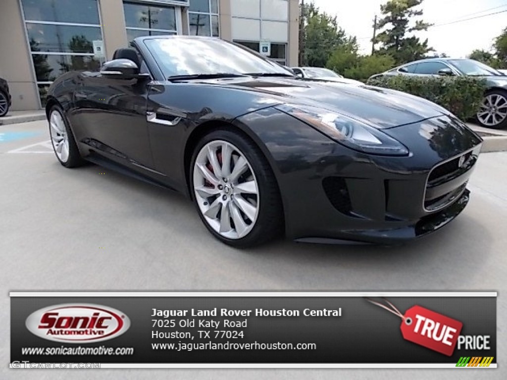 2014 F-TYPE V8 S - Stratus Grey Metallic / Jet photo #1