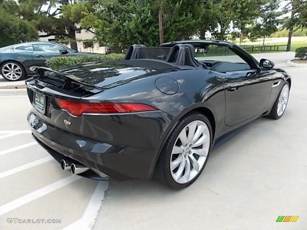 2014 F-TYPE V8 S - Stratus Grey Metallic / Jet photo #6