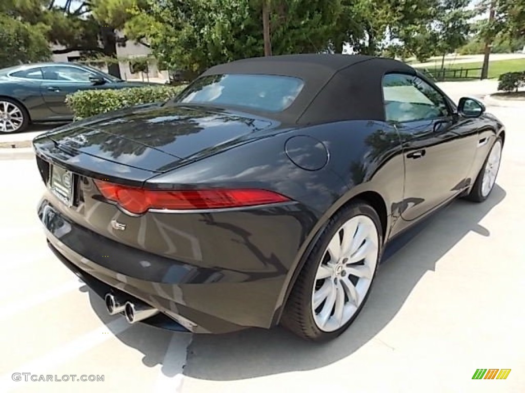2014 F-TYPE V8 S - Stratus Grey Metallic / Jet photo #13