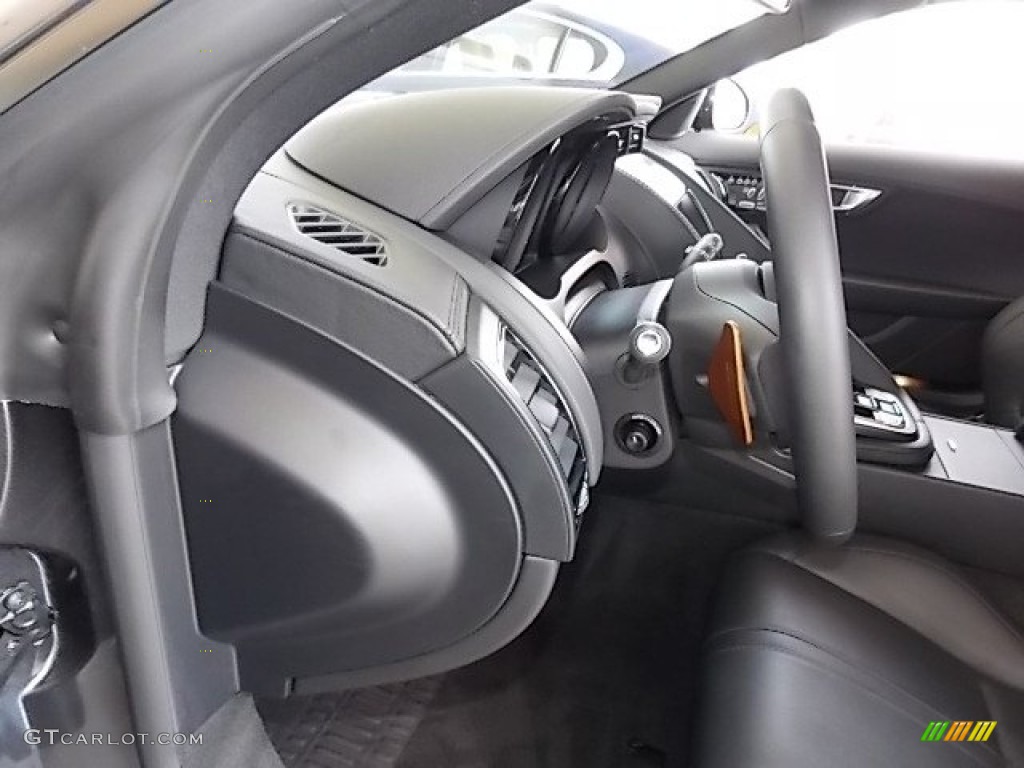 2014 F-TYPE V8 S - Stratus Grey Metallic / Jet photo #27