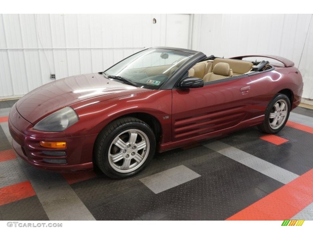 Patriot Red Pearl 2001 Mitsubishi Eclipse Spyder GT Exterior Photo #96402734