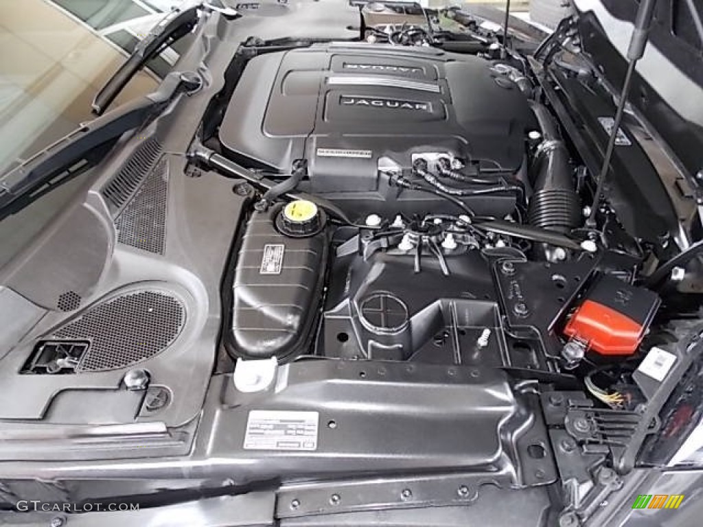 2014 F-TYPE V8 S - Stratus Grey Metallic / Jet photo #56
