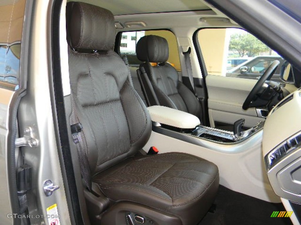 Espresso/Ivory/Espresso Interior 2014 Land Rover Range Rover Sport Supercharged Photo #96403154
