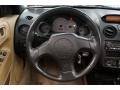 Black 2001 Mitsubishi Eclipse Spyder GT Steering Wheel