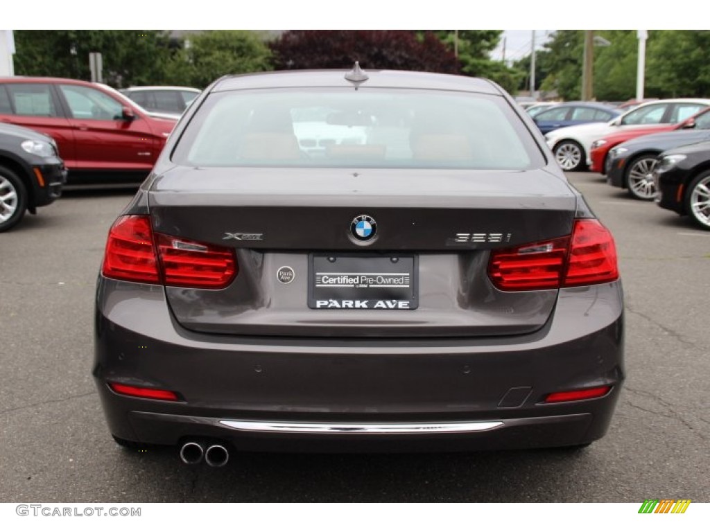 2014 3 Series 328i xDrive Sedan - Mojave Metallic / Saddle Brown photo #4