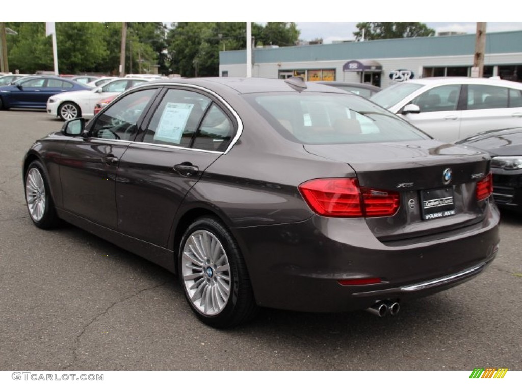 2014 3 Series 328i xDrive Sedan - Mojave Metallic / Saddle Brown photo #5