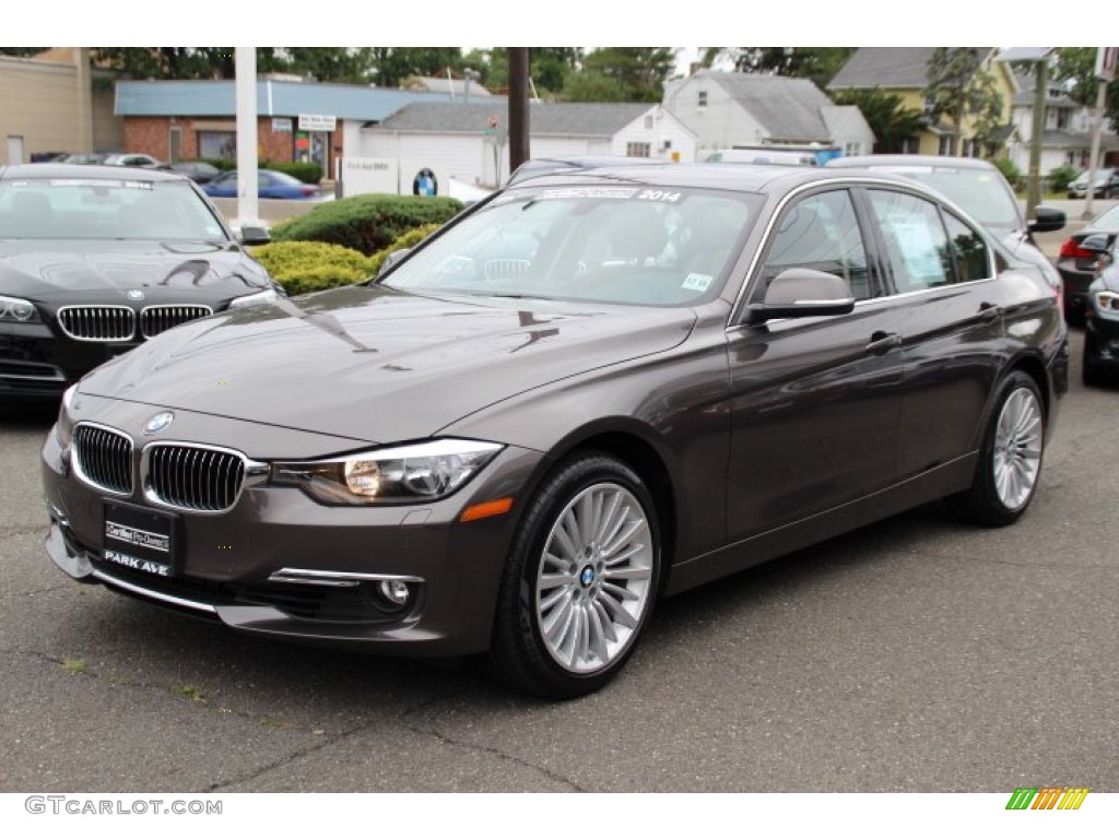 2014 3 Series 328i xDrive Sedan - Mojave Metallic / Saddle Brown photo #7