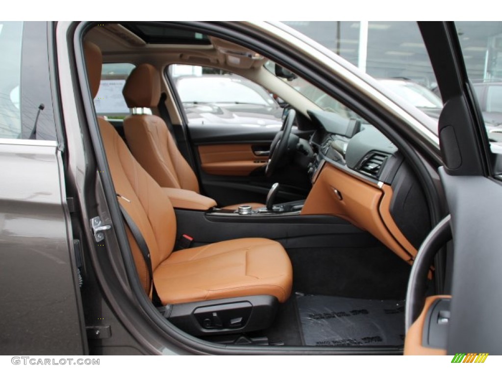 2014 3 Series 328i xDrive Sedan - Mojave Metallic / Saddle Brown photo #27