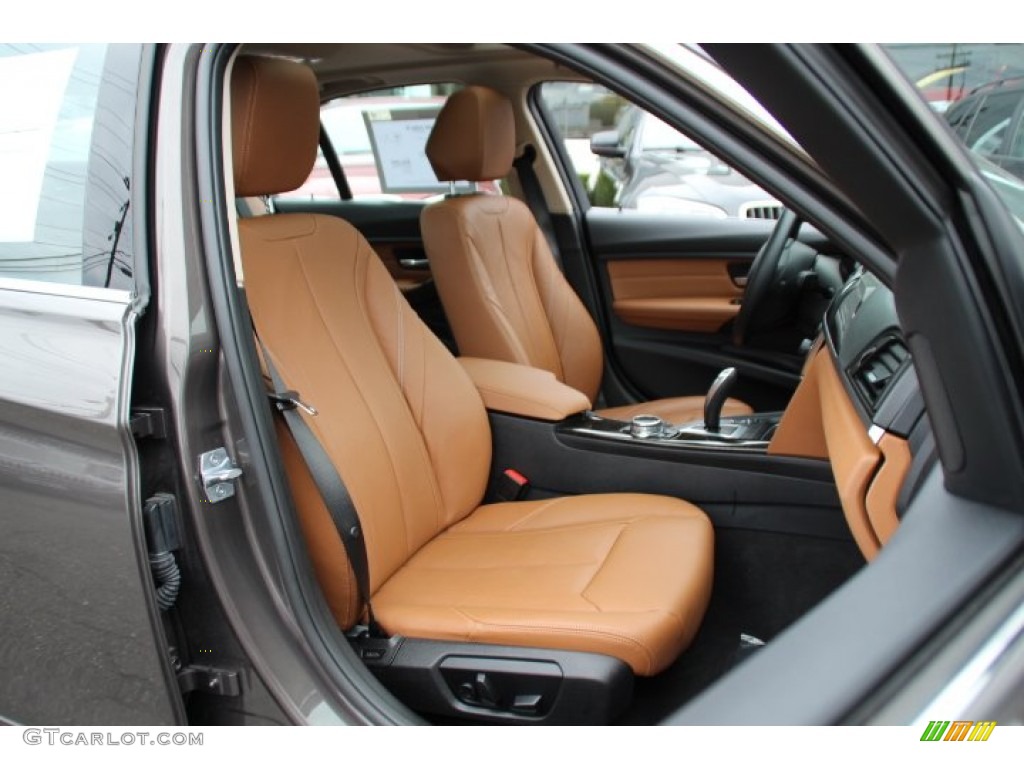 2014 3 Series 328i xDrive Sedan - Mojave Metallic / Saddle Brown photo #28