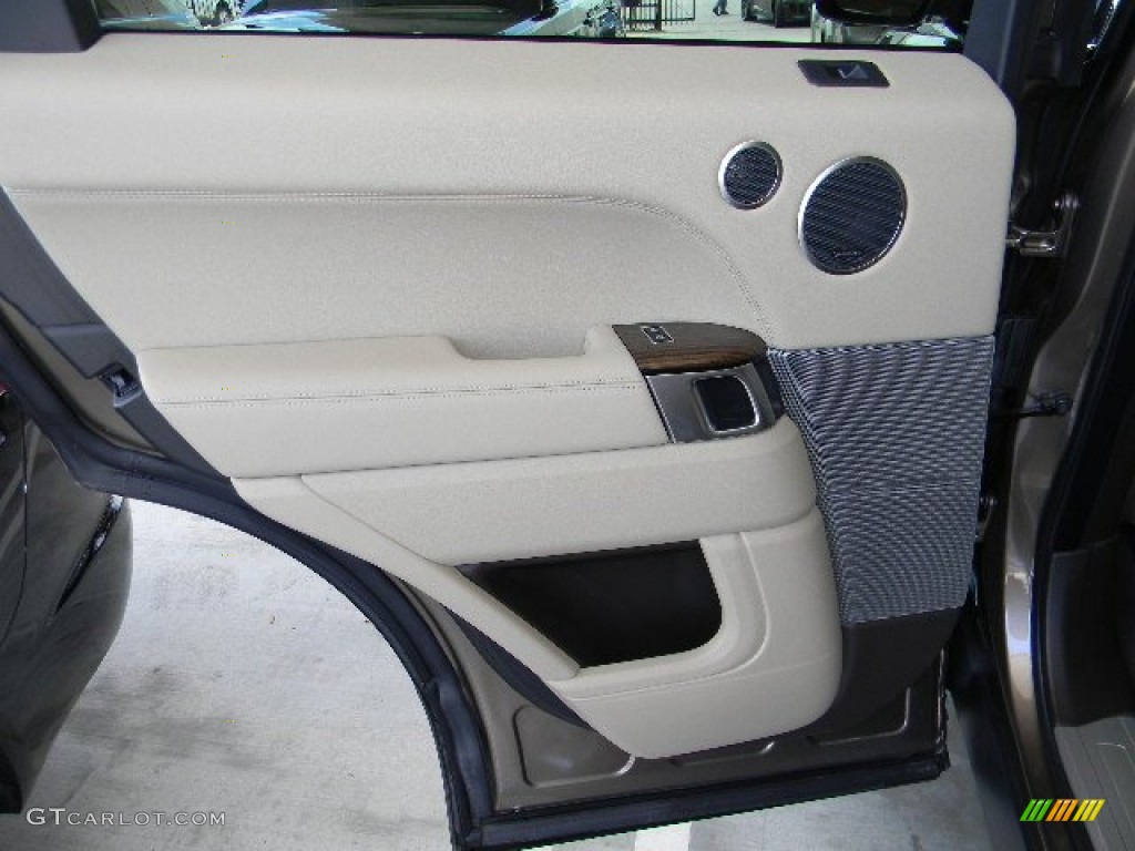 2014 Land Rover Range Rover Sport HSE Espresso/Almond/Almond Door Panel Photo #96404807