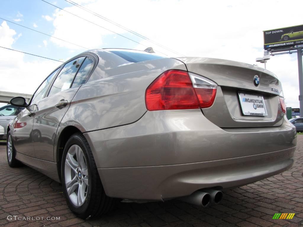 2008 3 Series 328i Sedan - Platinum Bronze Metallic / Beige photo #3
