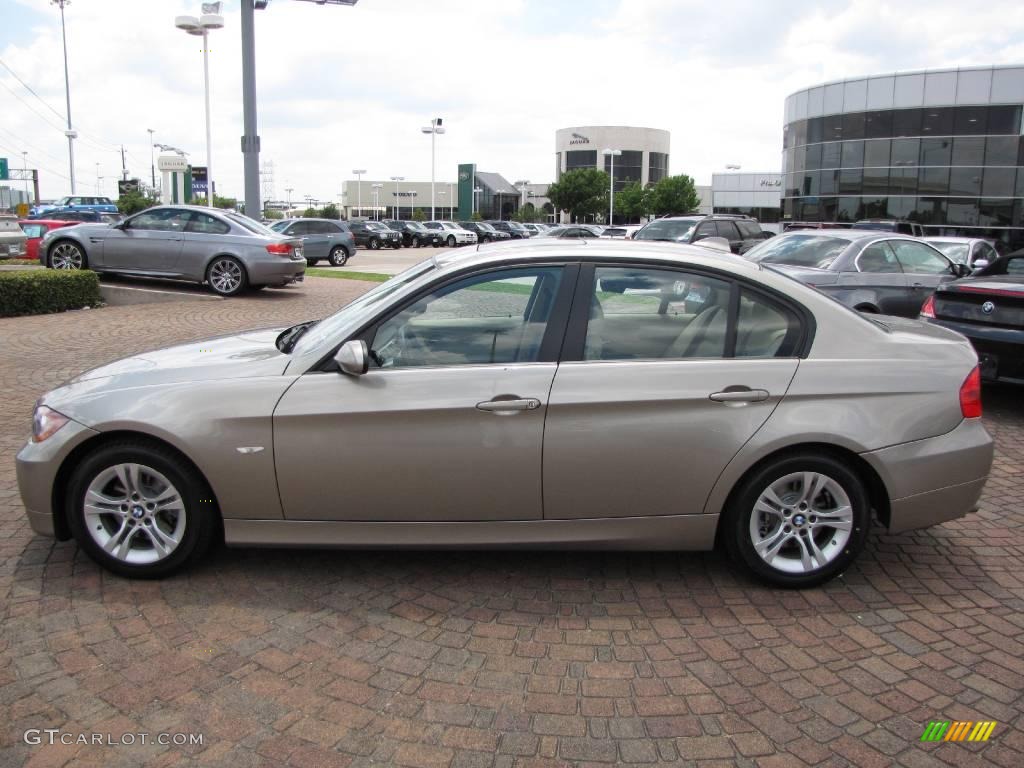 2008 3 Series 328i Sedan - Platinum Bronze Metallic / Beige photo #10