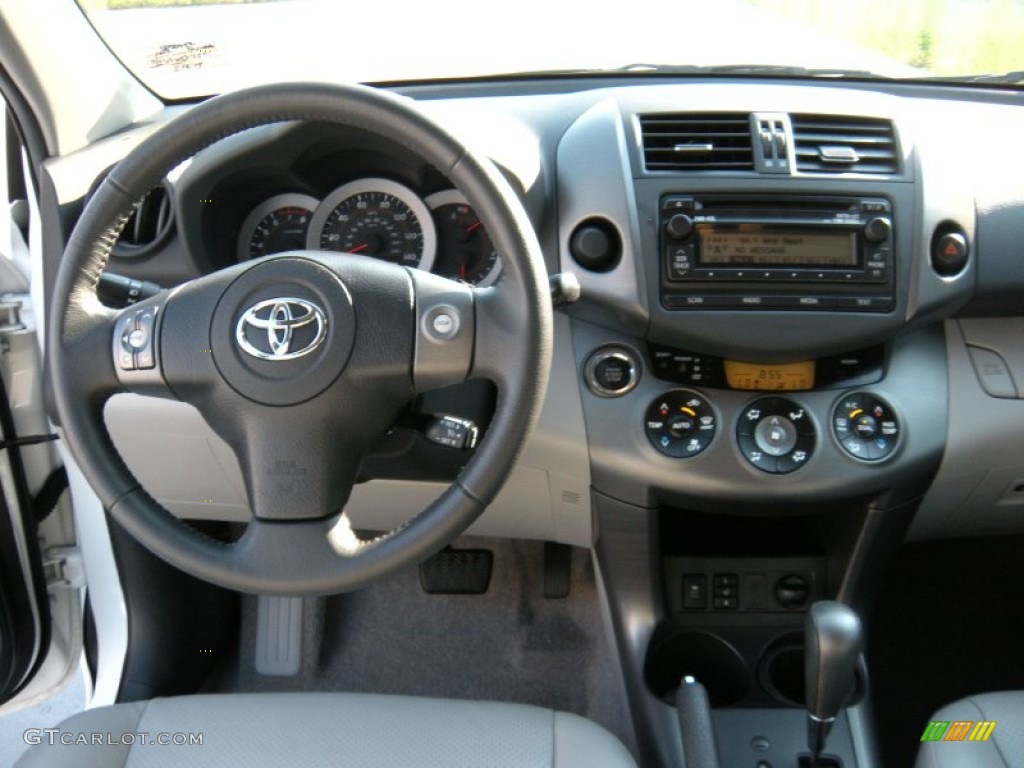 2012 RAV4 Limited - Blizzard White Pearl / Ash photo #36