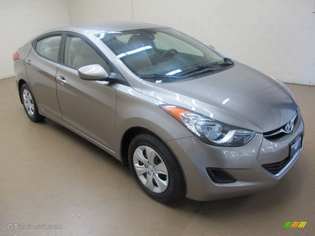 2012 Elantra GLS - Desert Bronze / Beige photo #1