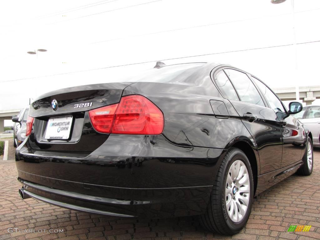 2009 3 Series 328i Sedan - Jet Black / Black photo #5
