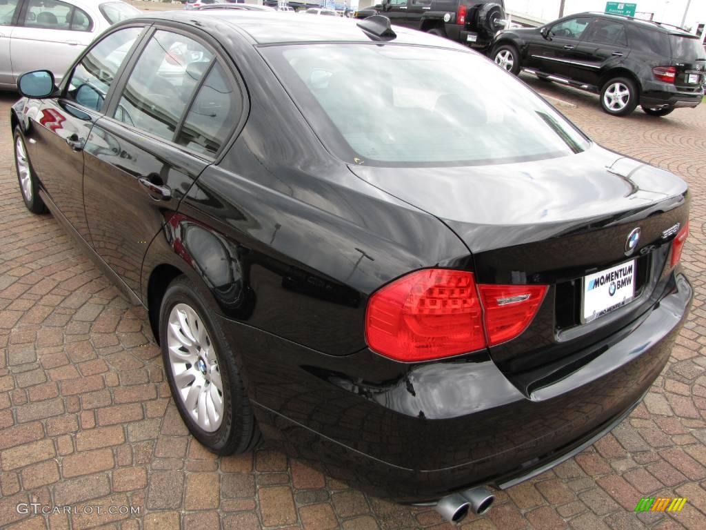 2009 3 Series 328i Sedan - Jet Black / Black photo #11