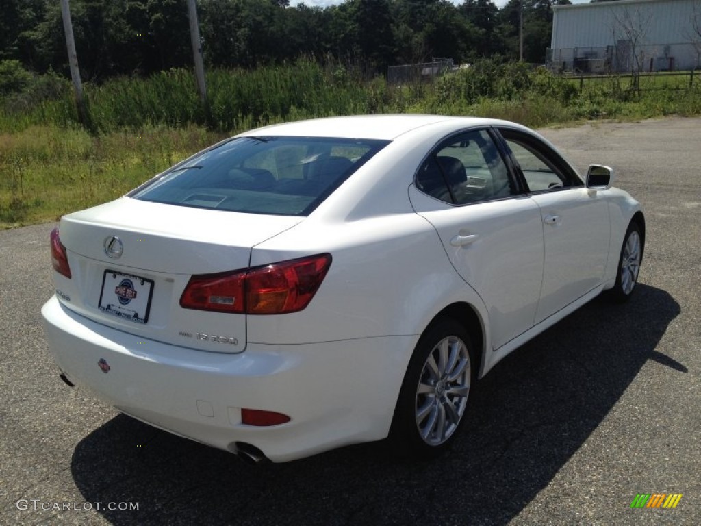 2006 IS 250 AWD - Crystal White / Black photo #7