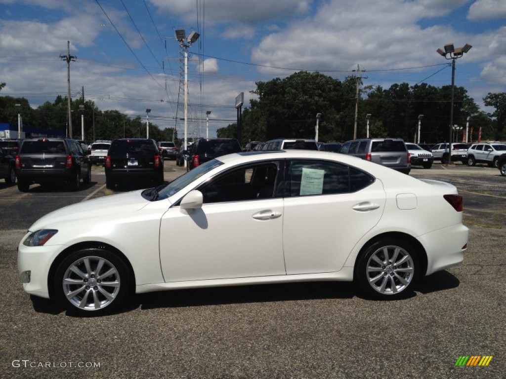 2006 IS 250 AWD - Crystal White / Black photo #10