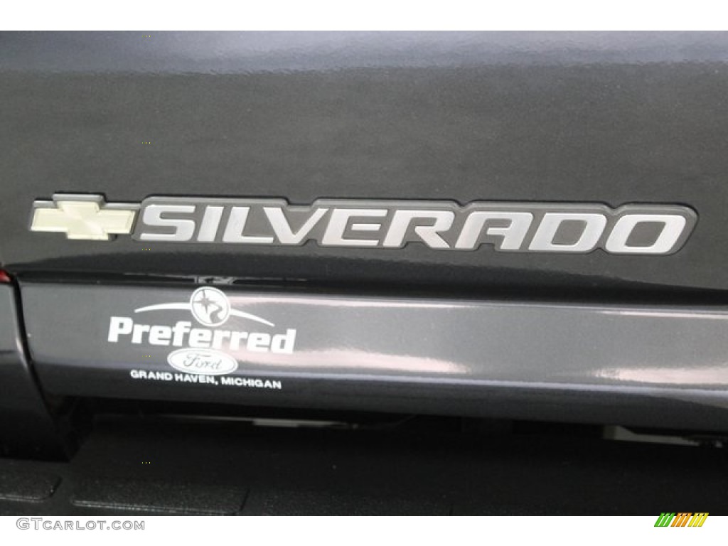 2003 Silverado 1500 LS Crew Cab 4x4 - Dark Gray Metallic / Dark Charcoal photo #10
