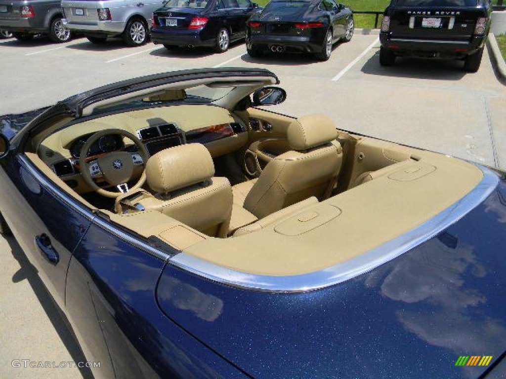 2007 XK XK8 Convertible - Indigo Blue Metallic / Caramel photo #13